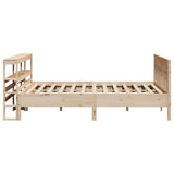 Bed Frame without Mattress 200x200 cm Solid Wood Pine 3306252
