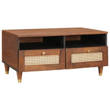 Coffee Table with Drawer 80 x 54 x 40 cm Solid Mango Wood 4018893