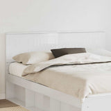 Headboard Gloss White Engineered wood 888401