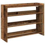 Shoe Rack Old Wood 80x25x62 cm Engineered Wood 859921