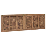 Bed Headboard Natural Solid Teak Wood 42024568