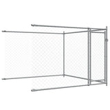 Dog Cage with Doors Grey 8x2x1.5 m Galvanised Steel 3209575