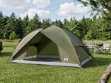 Camping Tent with Rainfly Water-resistant Dome Olive Green 42029004