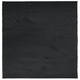 Rug OVIEDO Short Pile Black 120x120 cm 375555