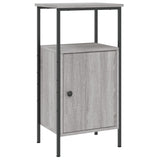 ZNTS Bedside Cabinets 2 pcs Grey Sonoma 41x31x80 cm Engineered Wood 825930