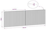 Wall-Mounted Headboard ARNHEM White Engineered Wood 896745