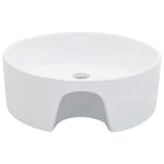 Wash Basin with Overflow 36x13 cm Ceramic White 143911