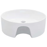 Wash Basin with Overflow 36x13 cm Ceramic White 143911