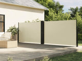 Retractable Side Awning Cream 160x600 cm 4004625