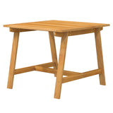 Garden Dining Set Acacia Brown Solid Acacia wood, Poly rattan 3087123