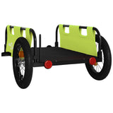 Bike Trailer Green Oxford Fabric and Iron 94186