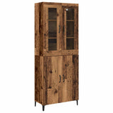 Highboard 2 pcs Old wood Engineered Wood 3394587