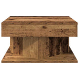 Coffee Table Old Wood 55x55x30 cm Engineered Wood 856632