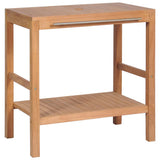 Bathroom Vanity Cabinet Solid Teak 74x45x75 cm 246492