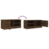 TV Cabinets 2 pcs Brown Oak 80x35x36.5 cm Engineered Wood 817122