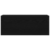 Bathroom Wall Cabinet Black 100x25x40 cm Engineered Wood 860104