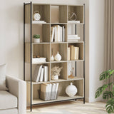 ZNTS Bookcase Sonoma Oak 102x28x172 cm Engineered Wood 3213658