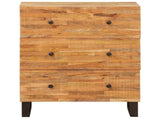 Storage Sideboard Brown 60 x 33 x 75 cm Solid Mango Wood 4018299