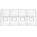 Greenhouse Transparent 160x400x190 cm PVC&Powder-coated Steel 317247