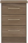 ZNTS Nevada 3 Drawer Bedside 100-103-065