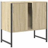 Bathroom Sink Cabinet Sonoma Oak 60x33x60 cm Engineered Wood 842457