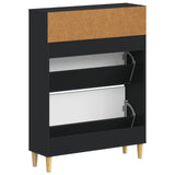 Shoe Cabinet ARNHEM 78 x 24 x 103 cm Engineered Wood Black 896656