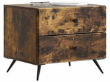 Bedside Cabinet 2 pcs Smoked Oak 43 x 34.5 x 47.5 cm 895456