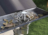 Gutter Leaf Guard 8 pcs Silver 50 mm Stainless Steel 42019385