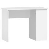 Desk White 100x55x75 Engineered Wood 823024