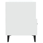 Bedside Cabinets 2 pcs White Engineered Wood 812025