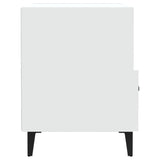 Bedside Cabinets 2 pcs White Engineered Wood 812025