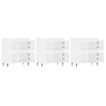 Sideboards 3 pcs White Engineered Wood 3190189