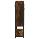Bathroom Mirror Cabinet Smoked Oak 60x16x60 cm Engineered Wood 842423
