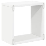 Wall Cube Shelves 4 pcs White 26x15x26 cm 807026