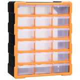 Multi-drawer Organiser with 18 Middle Drawers 38x16x47 cm 149597