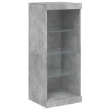 Sideboard with LED Lights Concrete Grey 41x37x100 cm 836731