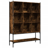 Bookcase Smoked Oak 102x30x141.5 cm Engineered Wood 3214331