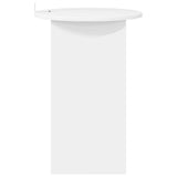 Side Table High Gloss White 39.5 x 55 cm Engineered Wood 8001041