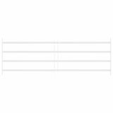 Security Grille for Windows with 4 Crossbars 3 pcs 93-174 cm 42031308