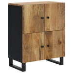 Sideboard with 4 Doors 60x33x75 cm Solid Wood Mango 352920