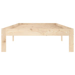 Bed Frame without Mattress Solid Wood Pine 90x200cm 810350