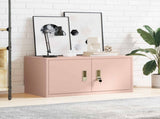 Storage Cabinet Pink 80 x 40 x 40 cm Steel 891671