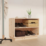 813545 Shoe Cabinet 60x34x45 cm Solid Wood Pine
