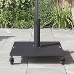 Outdoor Umbrella Base Dark grey 45 x 45 x 31 cm Steel 42009950