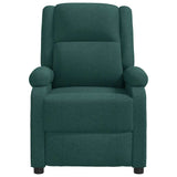 Recliner Chair Dark Green Fabric 342424