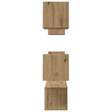 TV Cabinet Set Wall-mounted 6 pcs Artisan Oak Engineered Wood 3393143