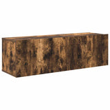 3 Piece TV Cabinet Set Smoked Oak Engineered Wood 3120227