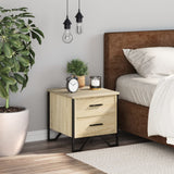 Bedside Cabinet Sonoma Oak 40x41x40 cm Engineered Wood 848506
