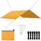 Outdoor Tarp 4x4 m Yellow 93062