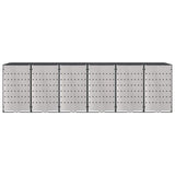 Wheelie Bin Storage for 6 Bins Anthracite 408 x 77.5 x 115.5 cm 3394782